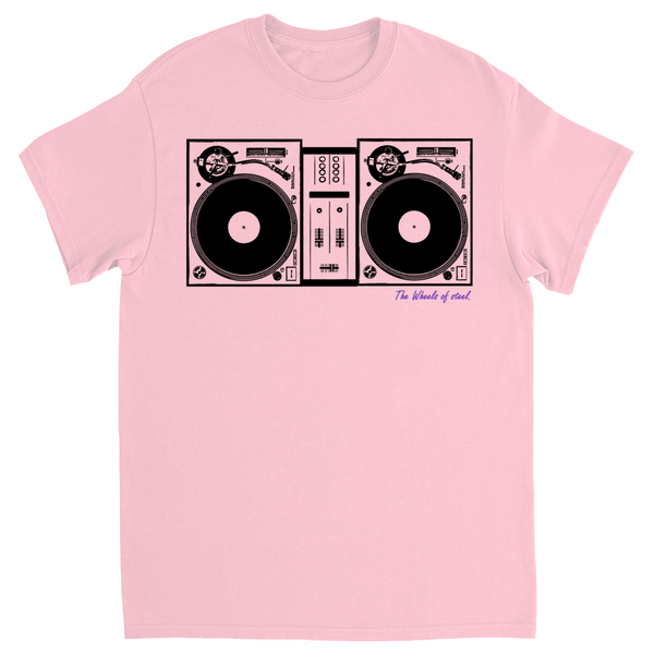 The wheels of steel turntable T-shirt