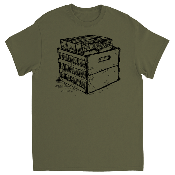 crate of records t shirt