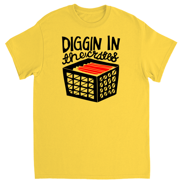 crate digging t shirt