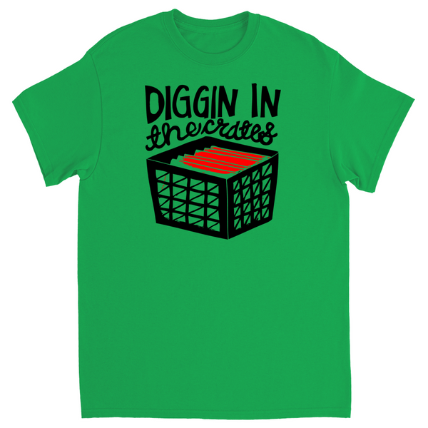 crate digging t shirt
