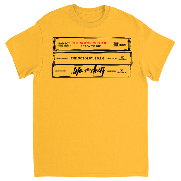 Notorious b.i.g tapes t shirt cassette tapes