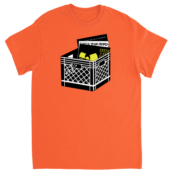Crate of Hip hop records T-Shirt wu beastie