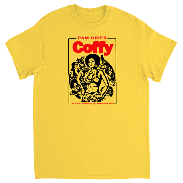 Pam Grier Coffy t shirt, rare blaxploitation movies