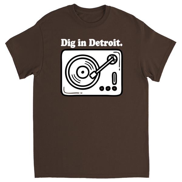 Dig in Detroit records T-Shirt