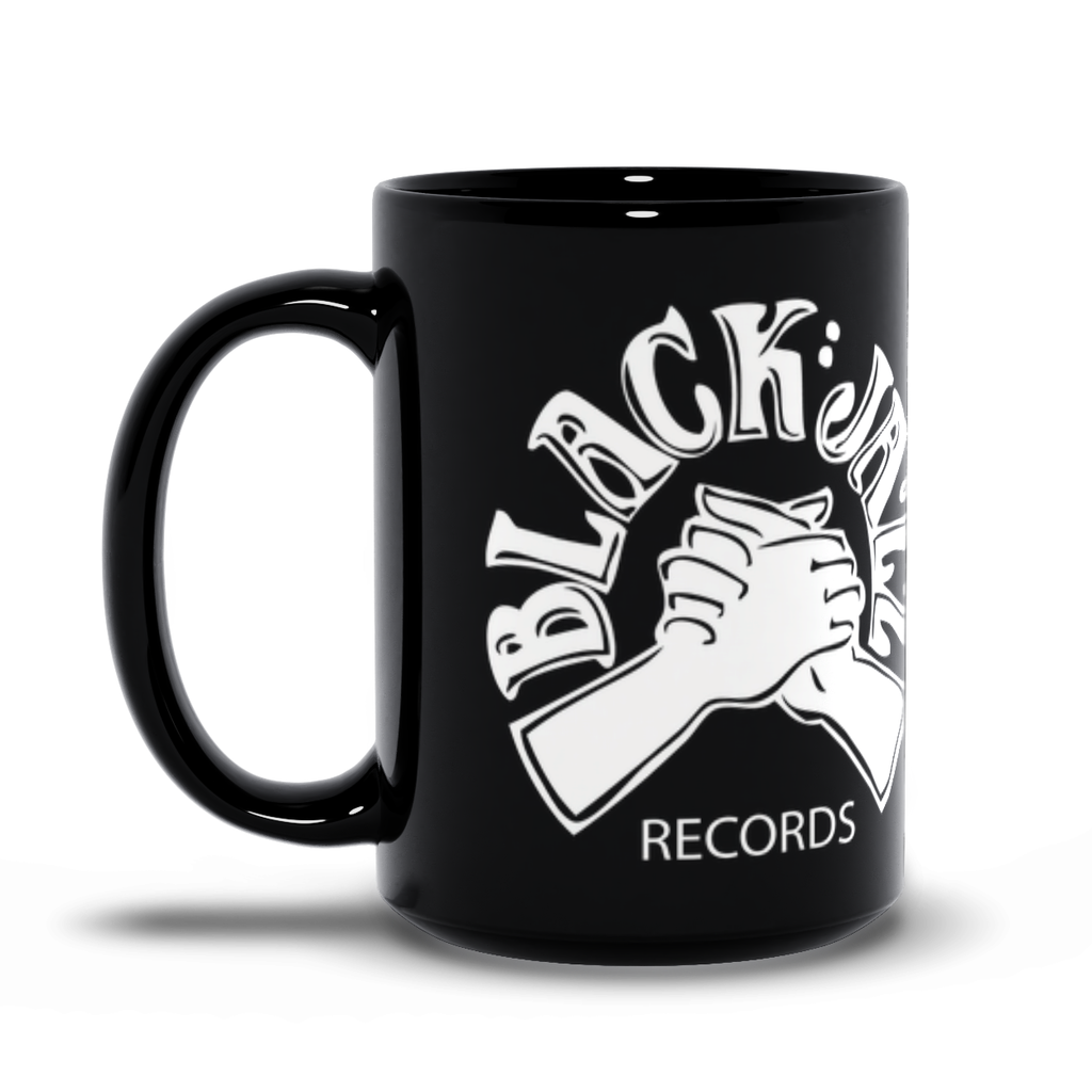Black Jazz Records Black Coffee Mug rare 15oz