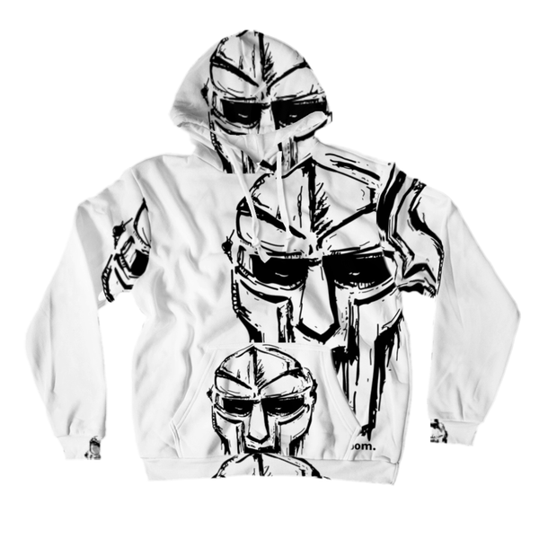 MF Doom All-Over Print Pullover Hoodie (limited)