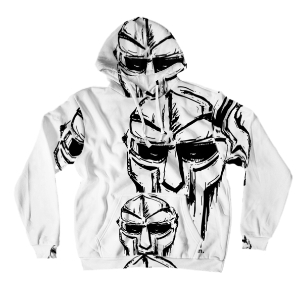 MF Doom All-Over Print Pullover Hoodie (limited)