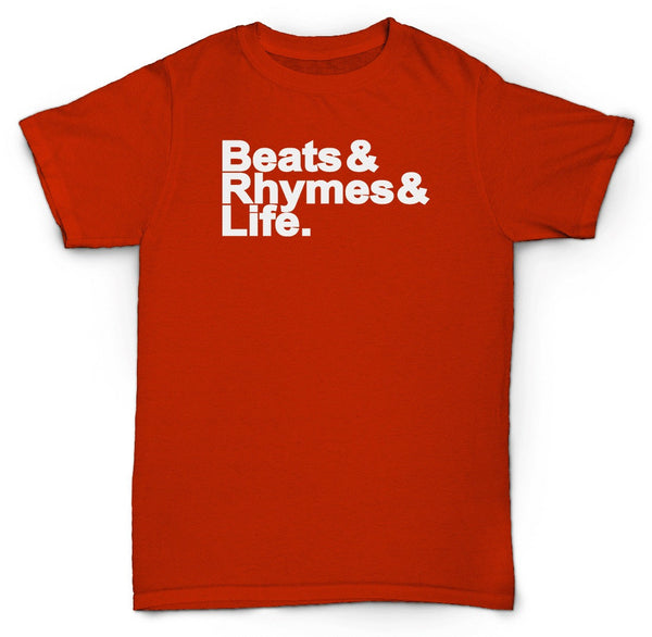 BEATS RHYMES AND LIFE T SHIRT TRIBE CALLED TIP HIP HOP